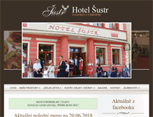 Tablet Screenshot of hotel-nasavrky.cz